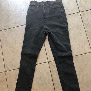 BDG black denim high rise skinny jeans